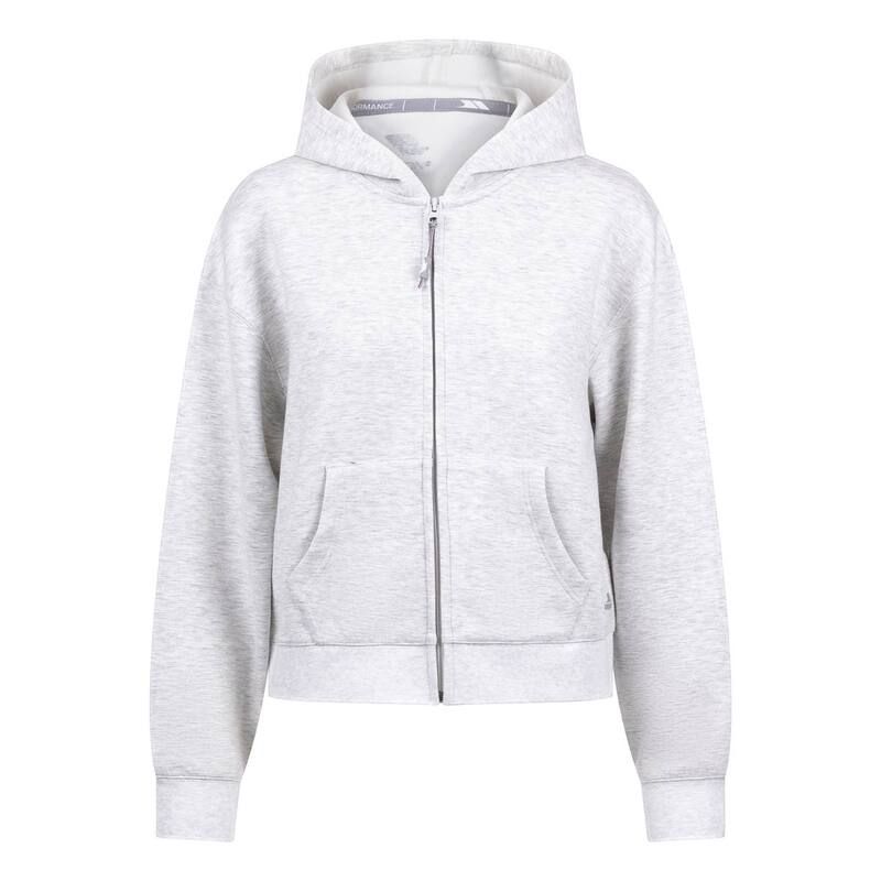 トレスパス レディース トップス Tシャツ パーカー Trespass WomensLadiesileas Active Full Zip Hoodie Grey Marl グレー