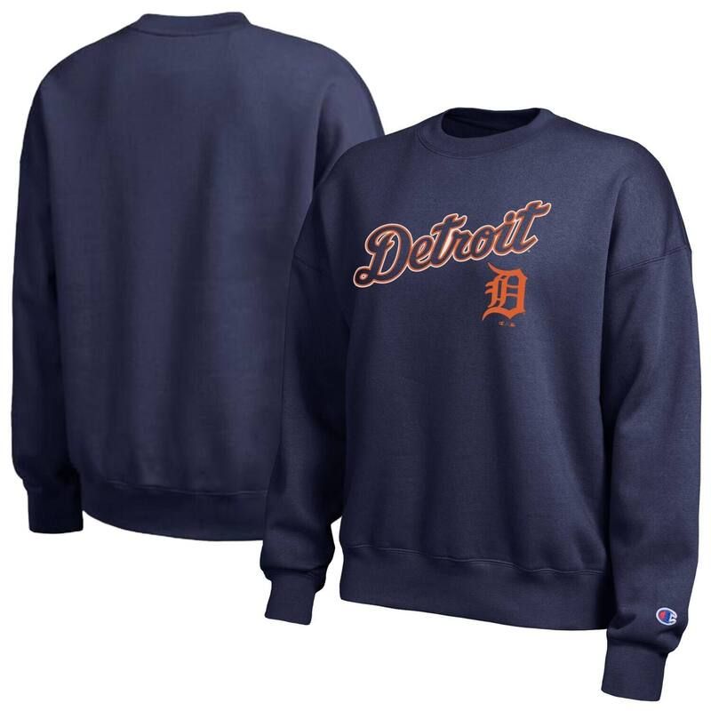 チャンピオン レディース トップス Tシャツ スウェット Womens Champion Athletic Navy Detroitigers All Star Sweatshirtgr Multi マルチカラー