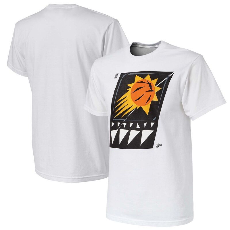アンブランデッド レディース トップス Tシャツ Unbranded Mens NBA x Naturel White Phoenix Suns No Caller ID TShirt Phx White ホワイト 11,146円