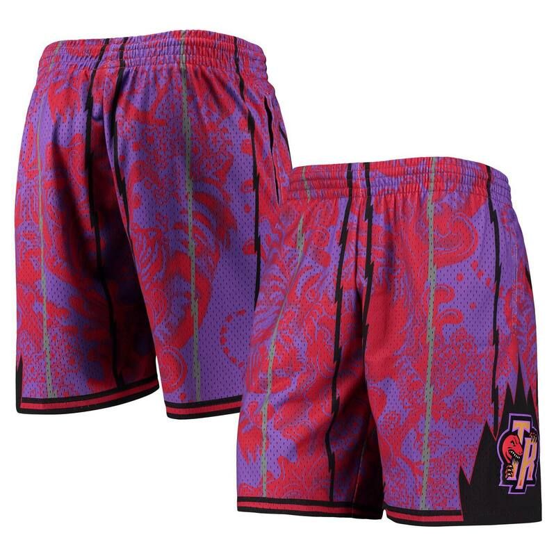 ミッチェルネス レディース ボトムス ハーフパンツ・ショーツ ショートパンツ Mens Mitchell Ness Purple Toronto Raptors Hardwood Classics Lunar New Year Swingman Shorts