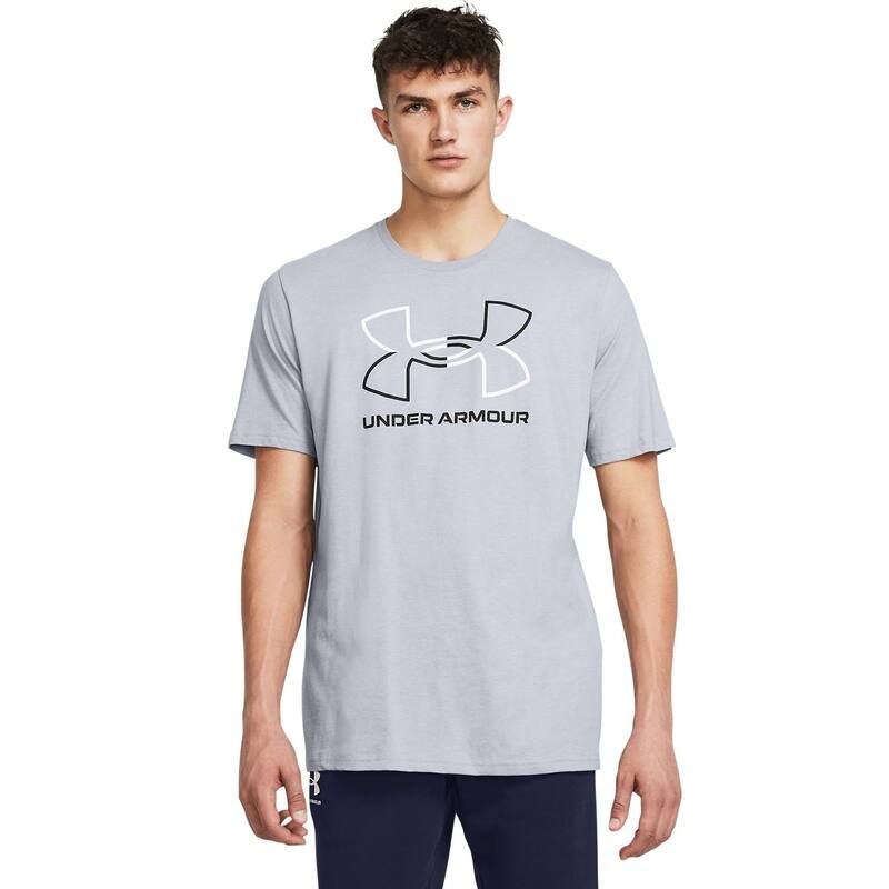 アンダーアーマー レディース トップス Tシャツ トール グラフィック Big Tall Under Armour Foundation Short Sleeve Graphic Tee Mod Gray グレー