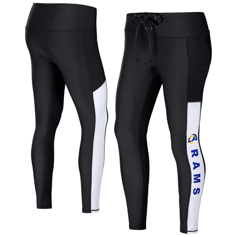 ウェア バイ エリン アンドルーズ レディース ボトムス カジュアルパンツ レギンス Womens WEAR by Erin Andrews Black Los Angeles Rams Leggings Lar Black ブラック
