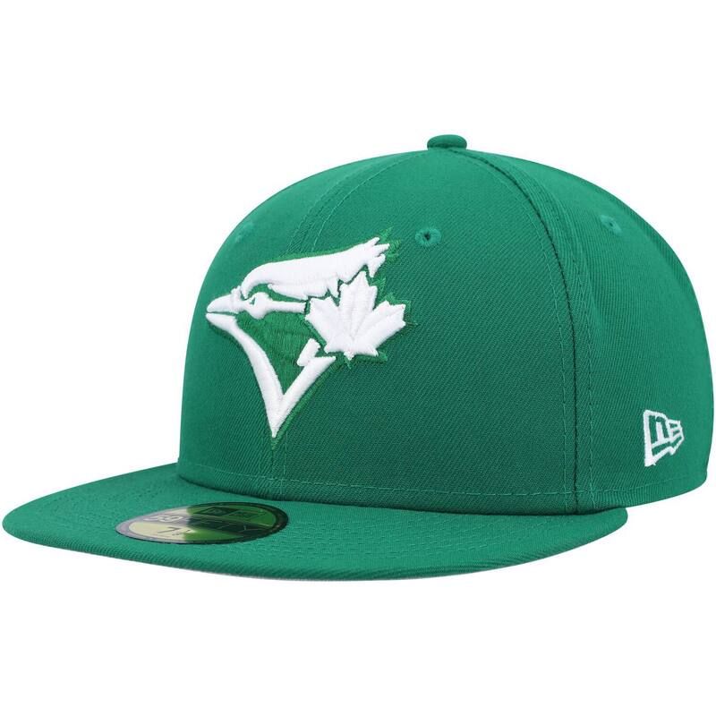 ニューエラ レディース アクセサリー 帽子 ロゴ Mens New Era Kelly Green Toronto Blue Jays White Logo 59FIFTY Fitted Hat Jay Green グリーン