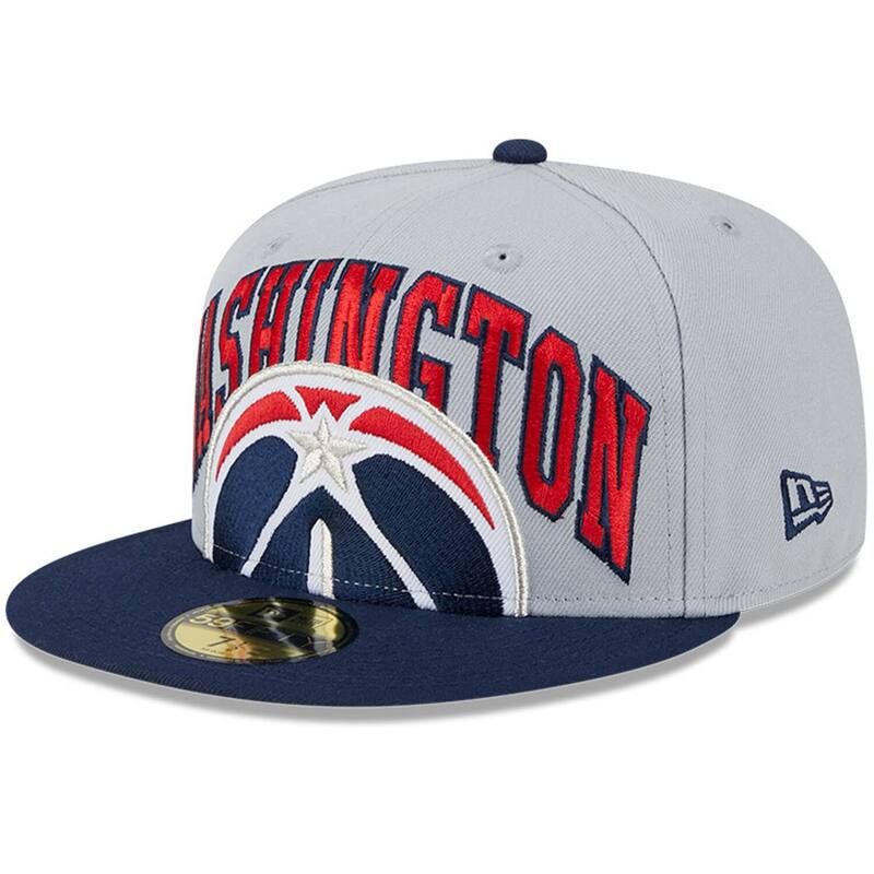 ニューエラ レディース アクセサリー 帽子 Mens New Era GrayNavy Washington Wizards TipOff TwoTone 59FIFTY Fitted Hat Wiz Grey グレー