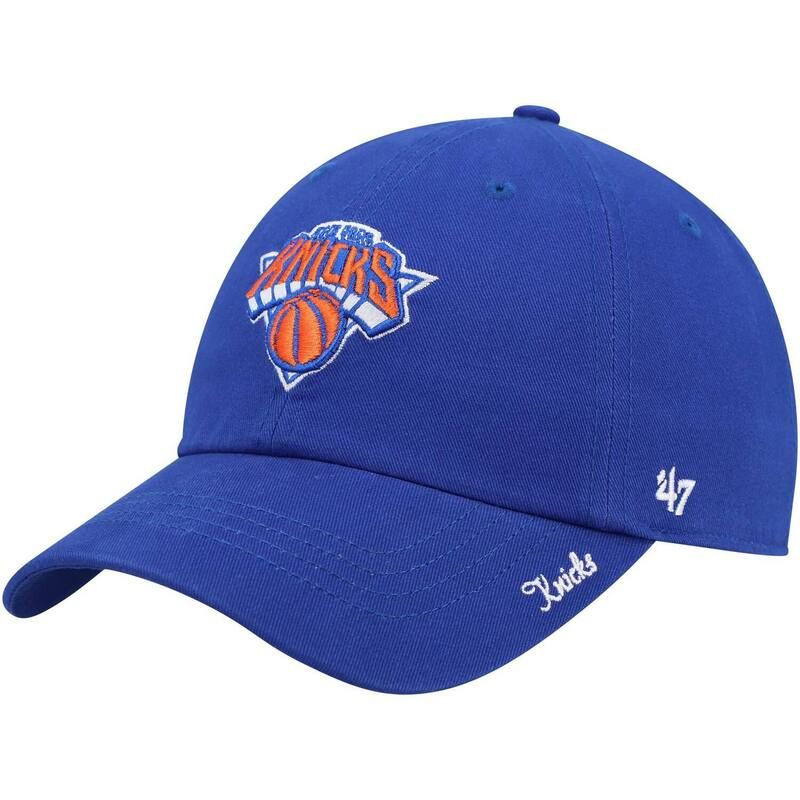 フォーティセブンブランド レディース アクセサリー 帽子 ロゴ 47 Brand Womens 47 Blue New Yorknicks Miata Clean Up Logo Adjustable Hat Kni Blue ブルー