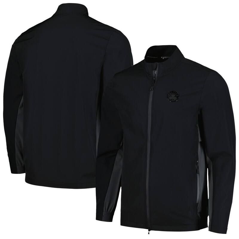 レベルウェア レディース アウター ジャケット・ブルゾン Mens Levelwear Black Boston Celtics Harrington FullZip Jacket Cel Black ブラック