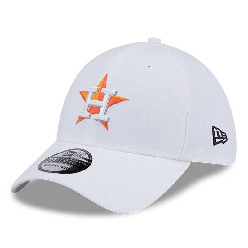 ニューエラ レディース アクセサリー 帽子 Mens New Era White Houston Astros Evergreen 39THIRTY Flex Hat Ast White ホワイト