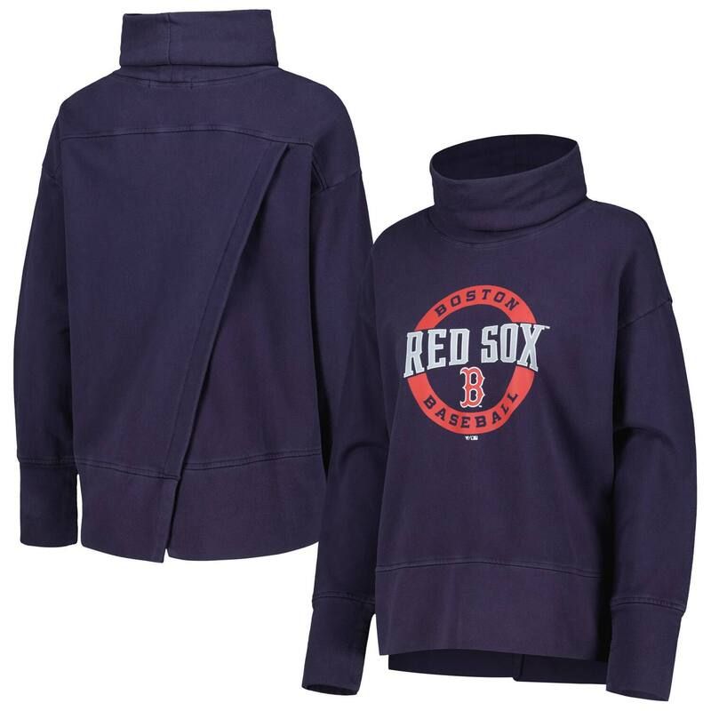 レベルウェア レディース トップス Tシャツ スウェット Womens Levelwear Navy Boston Red Sox Sunset Farm Team Pullover Sweatshirt Rsx Navy ネイビー