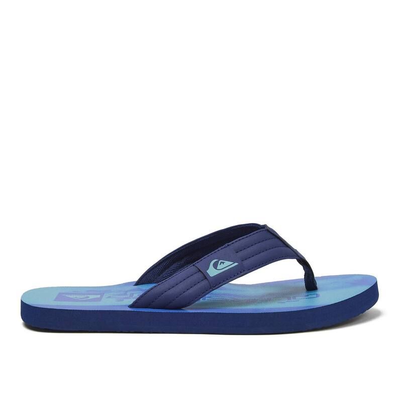 クイックシルバー レディース シューズ サンダル Quiksilver Foundation Mensandals Navy Aqua Print ネイビー