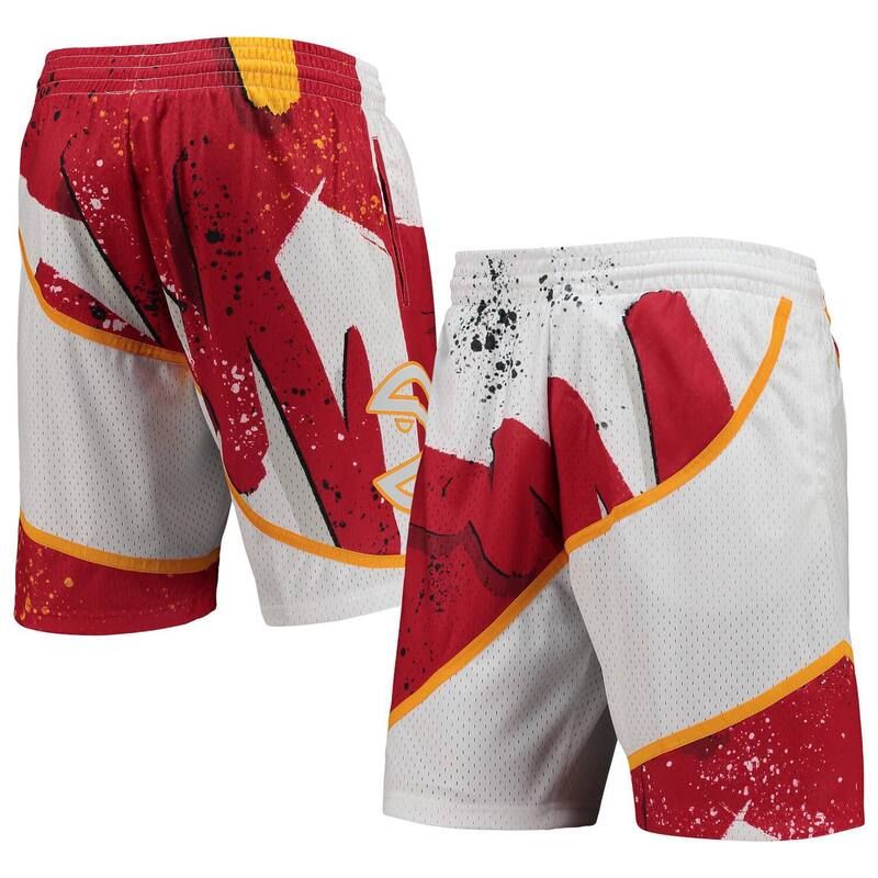 アンブランデッド レディース ボトムス ハーフパンツ・ショーツ ショートパンツ Unbranded Mens Mitchell Ness White Atlanta Hawks Hardwood Classics 1986 Hyper Hoopswingman