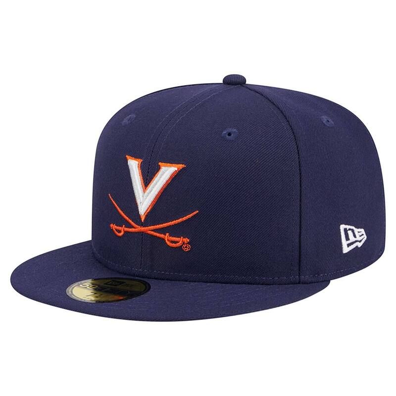 ニューエラ レディース アクセサリー 帽子 Mens New Era Navy Virginia Cavaliers 59FIFTY Fitted Hat Uva Navy ネイビー
