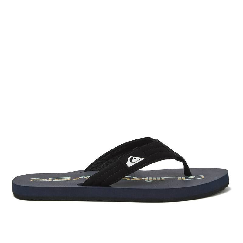 クイックシルバー レディース シューズ サンダル Quiksilver Foundation Mensandals Navy Orange Text ネイビー