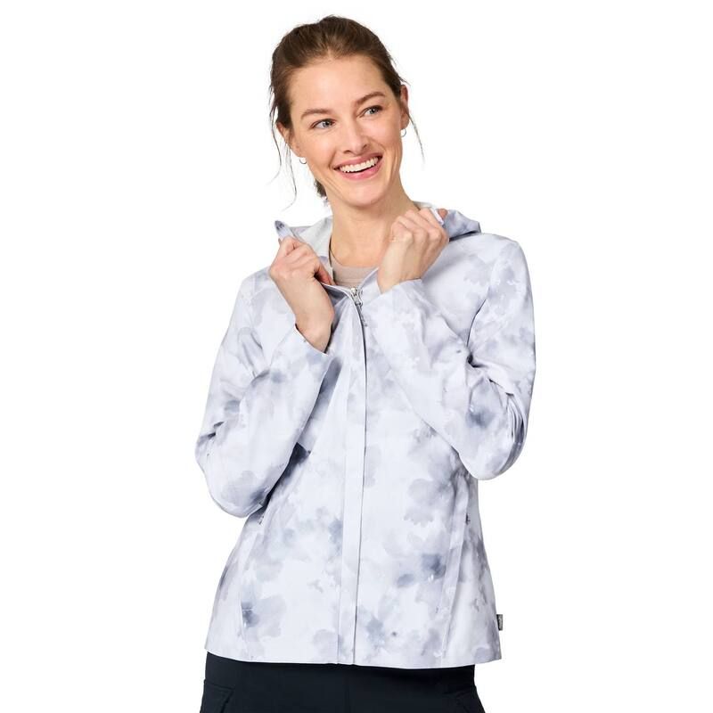 フリー カントリー レディース アウター ジャケット・ブルゾン Free Country Womens X2O Packable Rain Jacket Grey Garden Mist グレー
