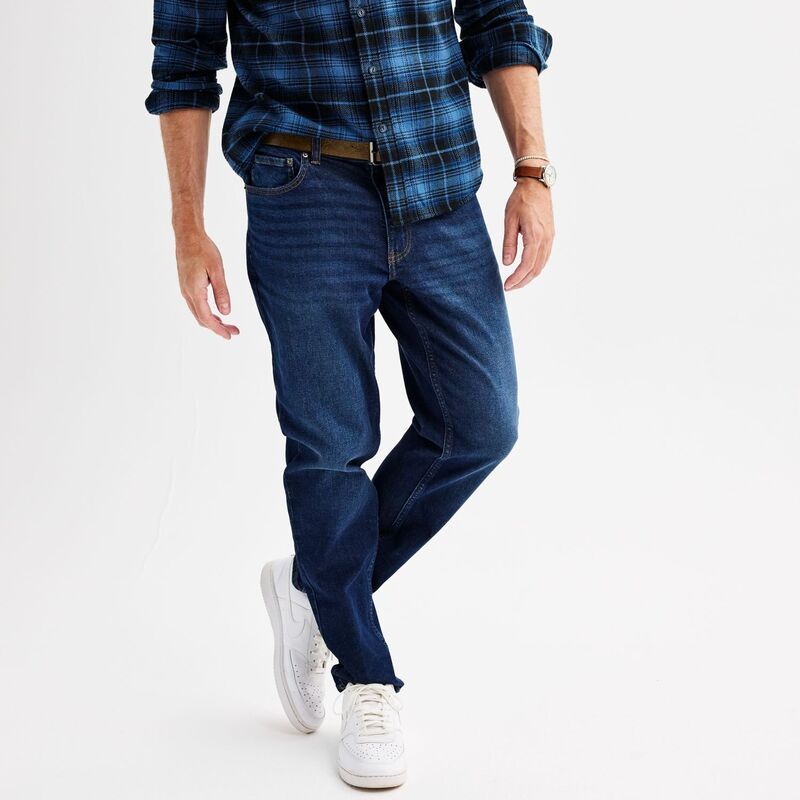 ソノマ レディース ボトムス デニムパンツ ジーンズ Mensonoma Goods For Life Athletic Fit Jeans Dark Blue Wash ブルー