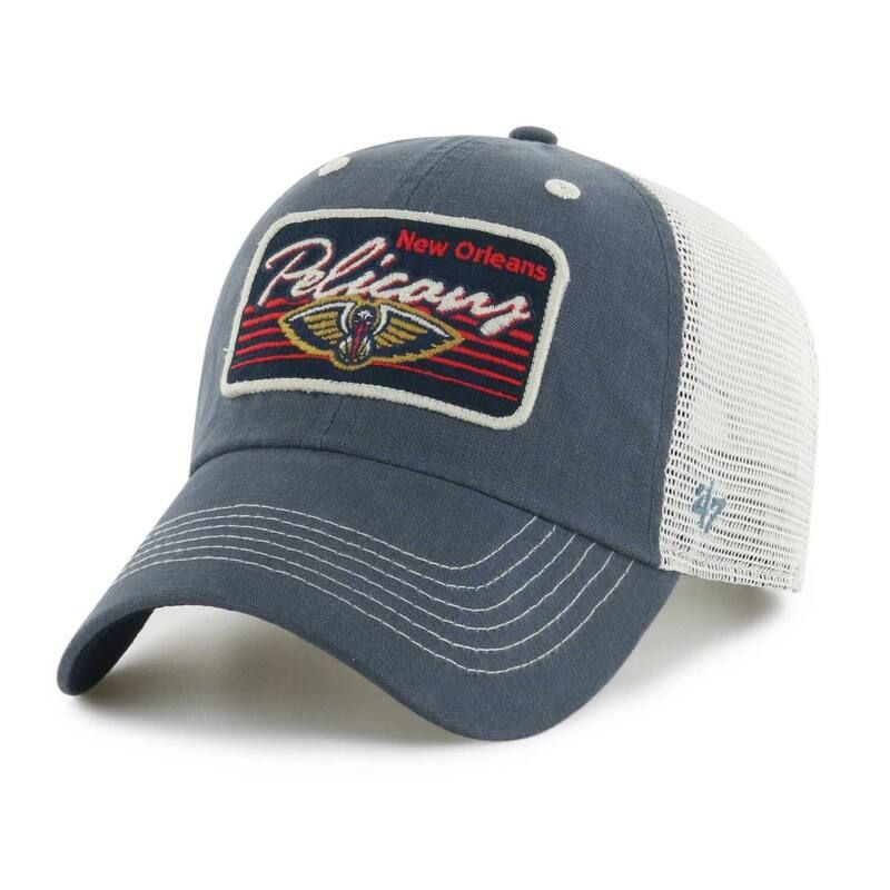 フォーティセブンブランド レディース アクセサリー 帽子 47 Brand Mens 47 Navy New Orleans Pelicans Five Point Patch Clean Up Adjustable Hat Nor Navy ネイビー