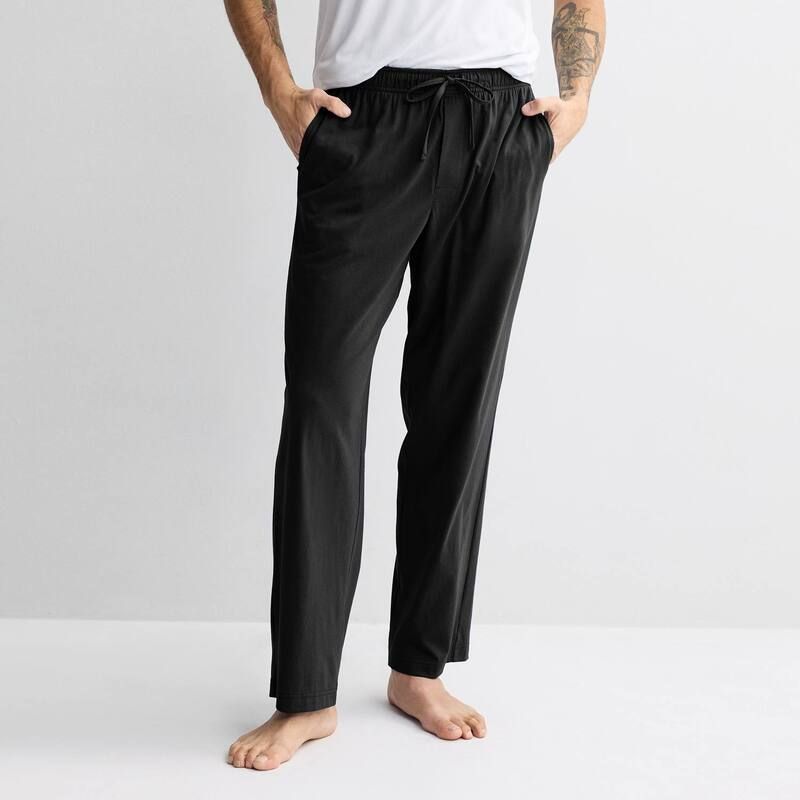 ソノマ レディース アンダーウェア ナイトウェア パンツ ニット Mensonoma Goods For Lifessential Knit Pajama Pants Black Luxe ブラック