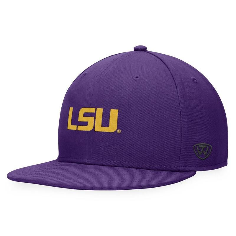 トップオブザワールド レディース アクセサリー 帽子 Mens Top of the World Purple LSU Tigers Fitted Hat Nc2 Purple パープル