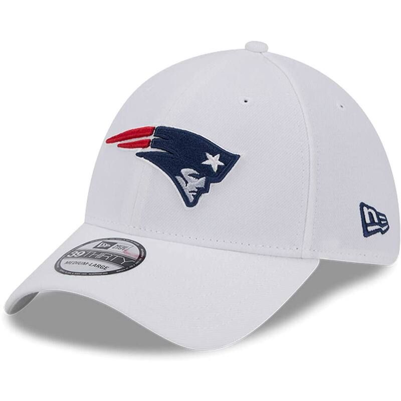 ニューエラ レディース アクセサリー 帽子 Mens New Era White New England Patriots Main 39THIRTY Flex Hat Pat White ホワイト
