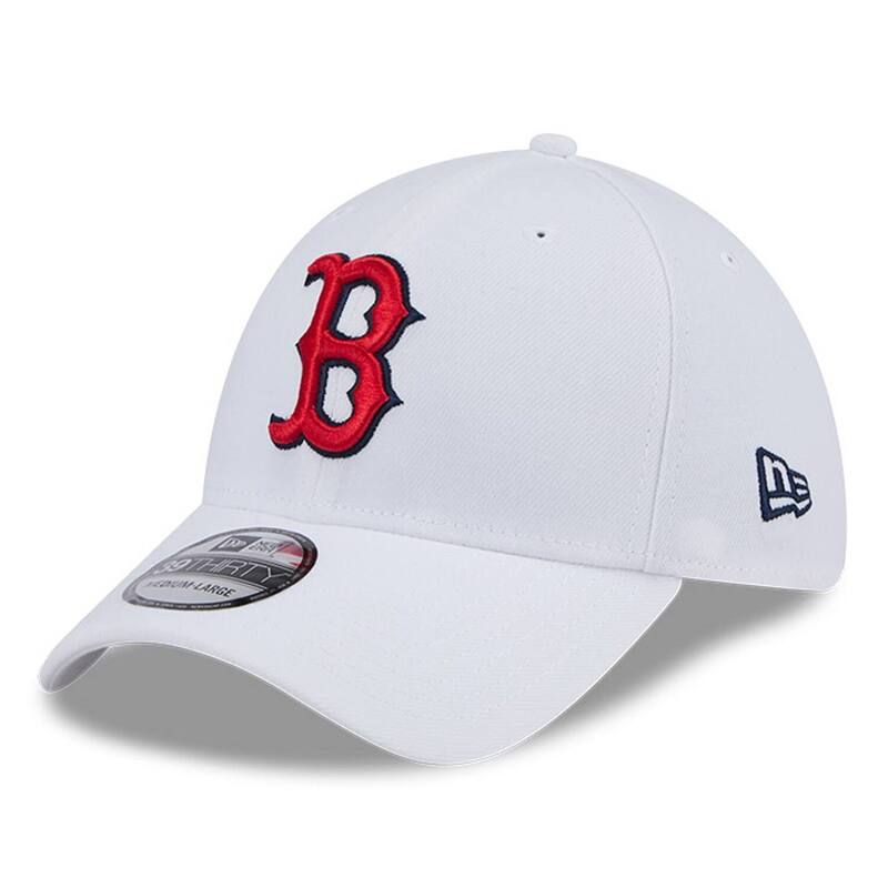 ニューエラ レディース アクセサリー 帽子 Mens New Era White Boston Red Sox Evergreen 39THIRTY Flex Hat Rsx White ホワイト