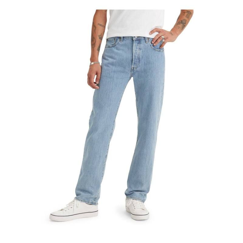 リーバイス レディース ボトムス デニムパンツ ジーンズ Mens Levis 501 Original Fit Jeans Light Stonewash