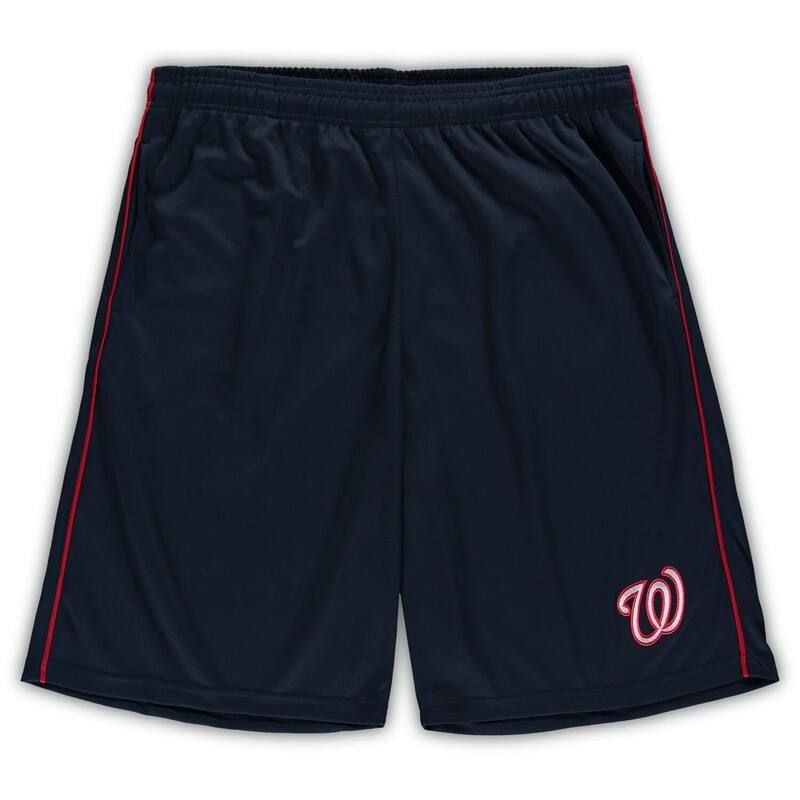 アンブランデッド レディース ボトムス ハーフパンツ・ショーツ メッシュ トール ショートパンツ Unbranded Mens Navy Washingtonationals Big Tall Meshorts Nat Red レッド