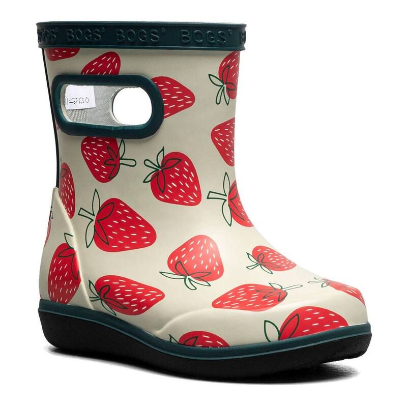 ボグス レディース シューズ ブーツ・レインブーツ Bogskipper II Kids Waterproof Rain Bootstrawberry