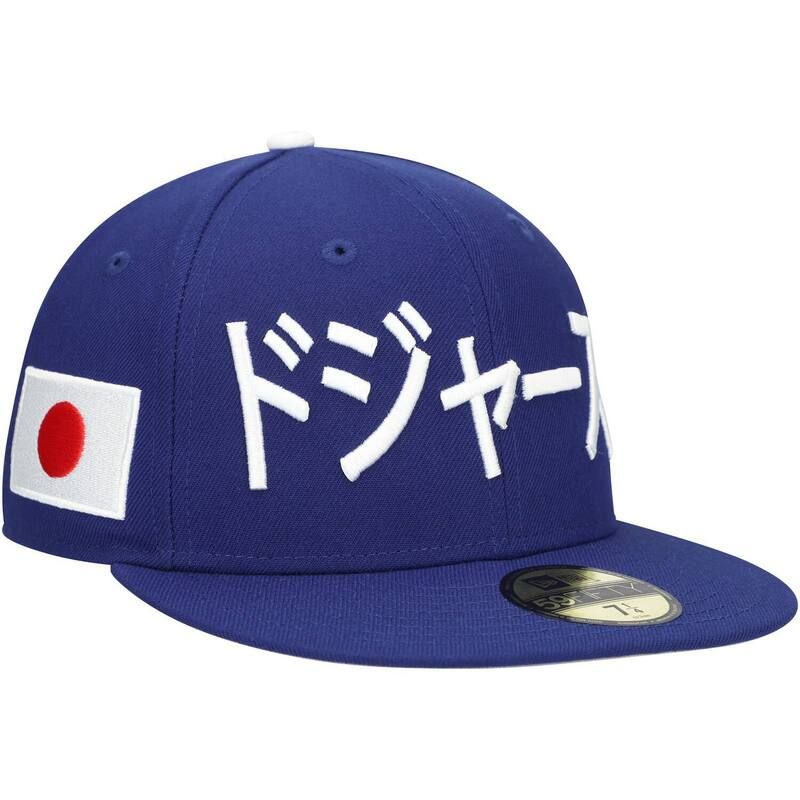 ニューエラ レディース アクセサリー 帽子 Mens New Era Royalos Angeles Dodgers Kanji 59FIFTY Fitted Hat Lad Blue ブルー