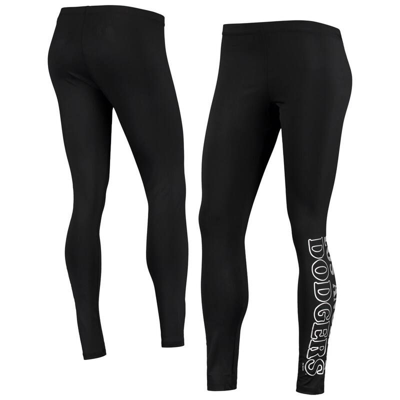 GIII レディース ボトムス カジュアルパンツ レギンス Womens GIII 4Her by Carl Banks Black Los Angeles Dodgerstadium Lightweight Leggings Lad Black ブラック