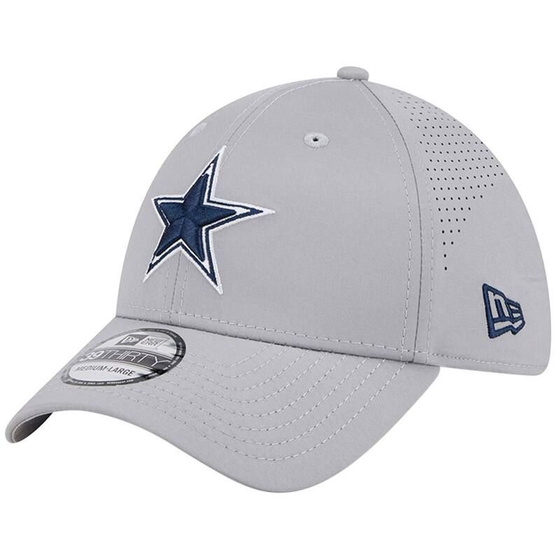 ニューエラ レディース アクセサリー 帽子 Mens New Era Gray Dallas Cowboys Active 39THIRTY Flex Hat Cow Grey グレー