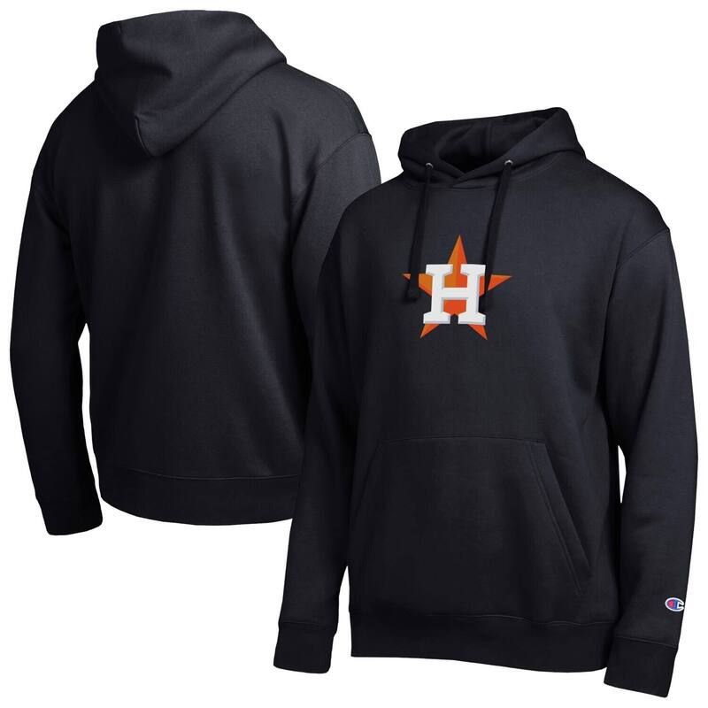 チャンピオン レディース トップス Tシャツ 刺繍 ロゴ パーカー Mens Champion Black Houston Astros All Star Embroidered Logo Hoodie Ast Black ブラック