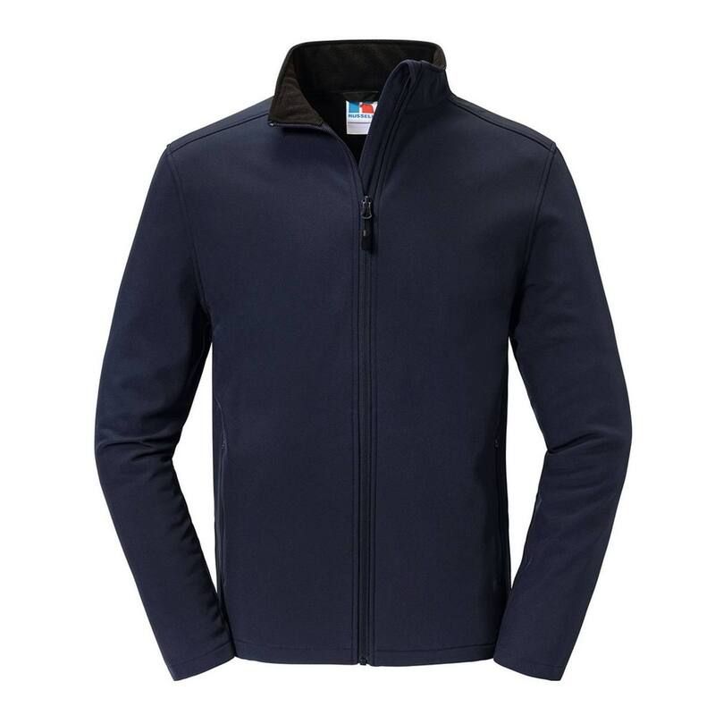 ラッセルアスレチック レディース アウター ジャケット・ブルゾン Russell Athletic Russell Mens Essential Soft Shell Jacket French Navy ネイビー