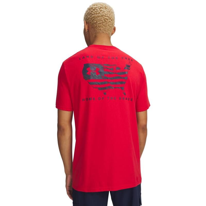 アンダーアーマー レディース トップス Tシャツ トール グラフィック Big Tall Under Armour Freedom Flag USA Graphic TShirt Red レッド