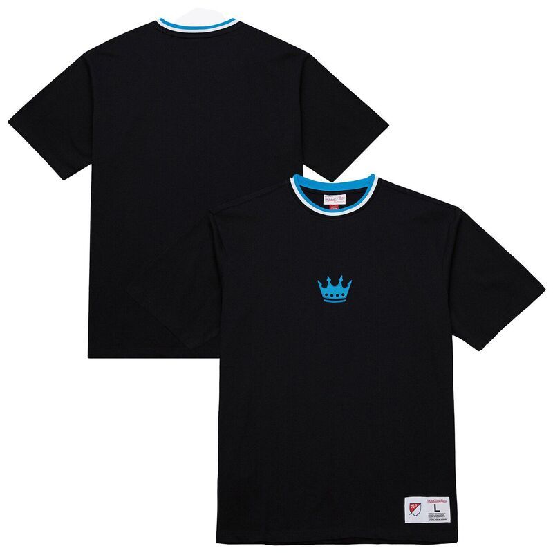 ミッチェルネス レディース トップス Tシャツ Mitchell Ness Black Charlotte FC Playmaker TShirt Cfc Black ブラック
