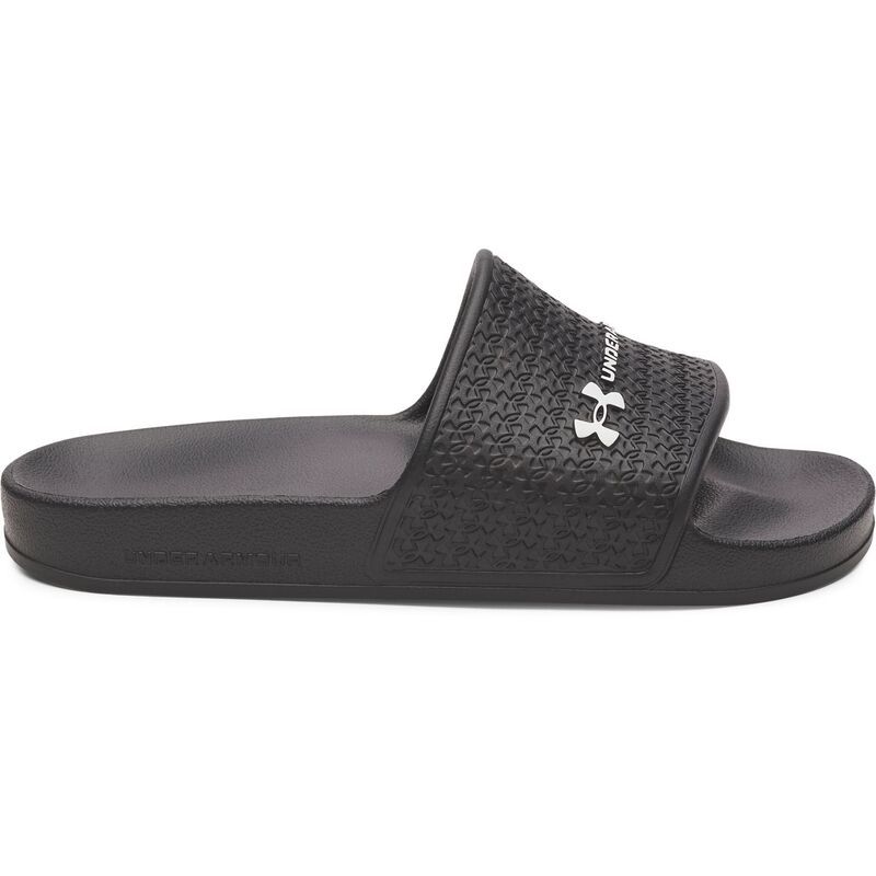 アンダーアーマー レディース シューズ サンダル Under Armour ARMR Shower KidslipOn Slides Black White ホワイト