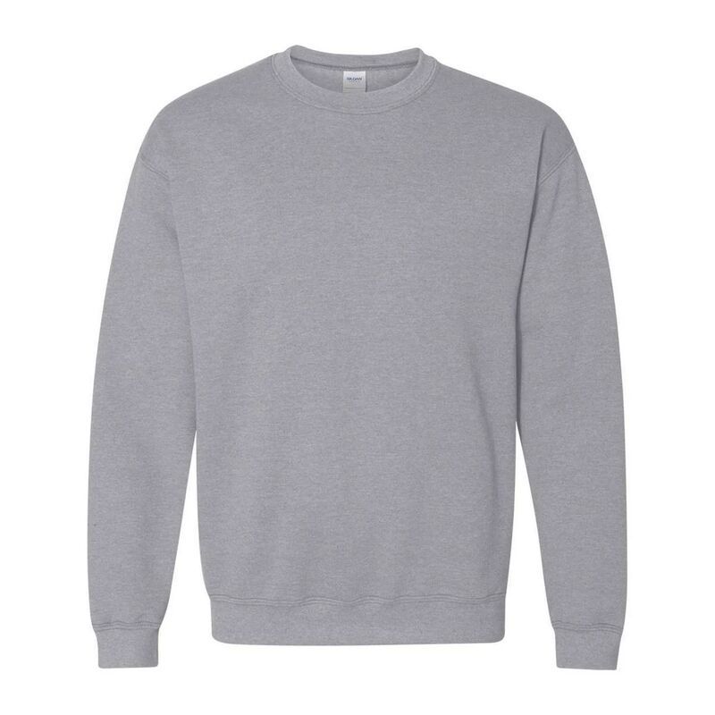 ギルダン レディース トップス Tシャツ クルーネック スウェット Gildan Unisex Adult Heavy Blend Crew Neck Sweatshirt Sports Gray グレー