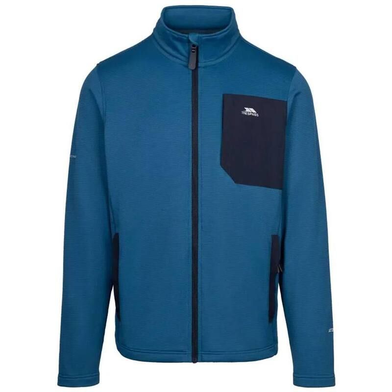トレスパス レディース アウター ジャケット・ブルゾン フリース Trespass Mens Arranfore AT200 Fleece Jacket Bondi Blue ブルー