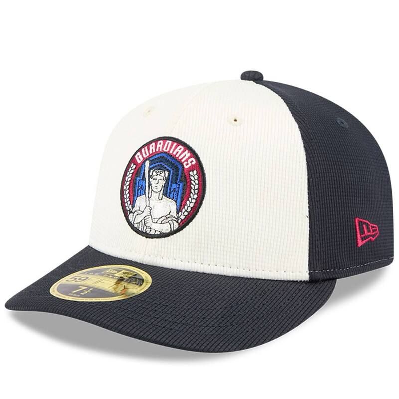 ニューエラ レディース アクセサリー 帽子 Mens New Era NavyWhite Cleveland Guardians City Connect Batting Practice Low Profile 59FIFTY Fitted Hat Grd