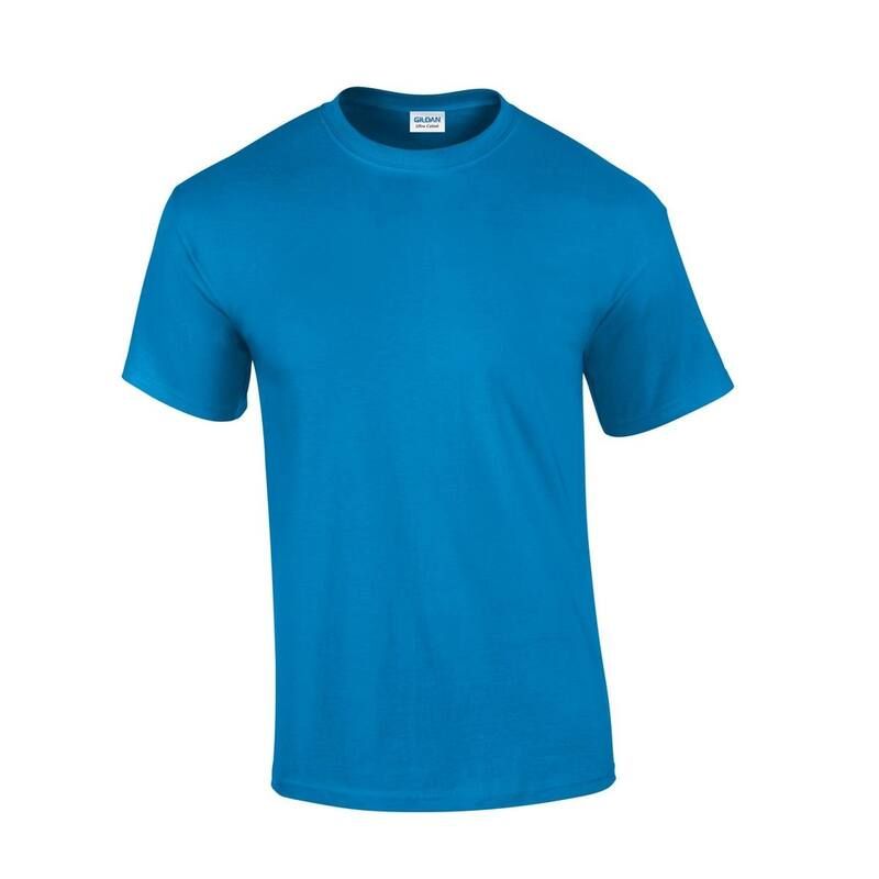 ギルダン レディース トップス Tシャツ コットン Gildan Mens Ultra Cotton TShirt Sapphire Blue ブルー