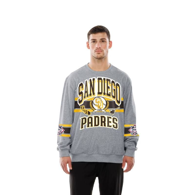 ニューエラ レディース トップス Tシャツ スウェット Mens New Era Gray San Diego Padresport Classicsweatshirt Pad Grey グレー
