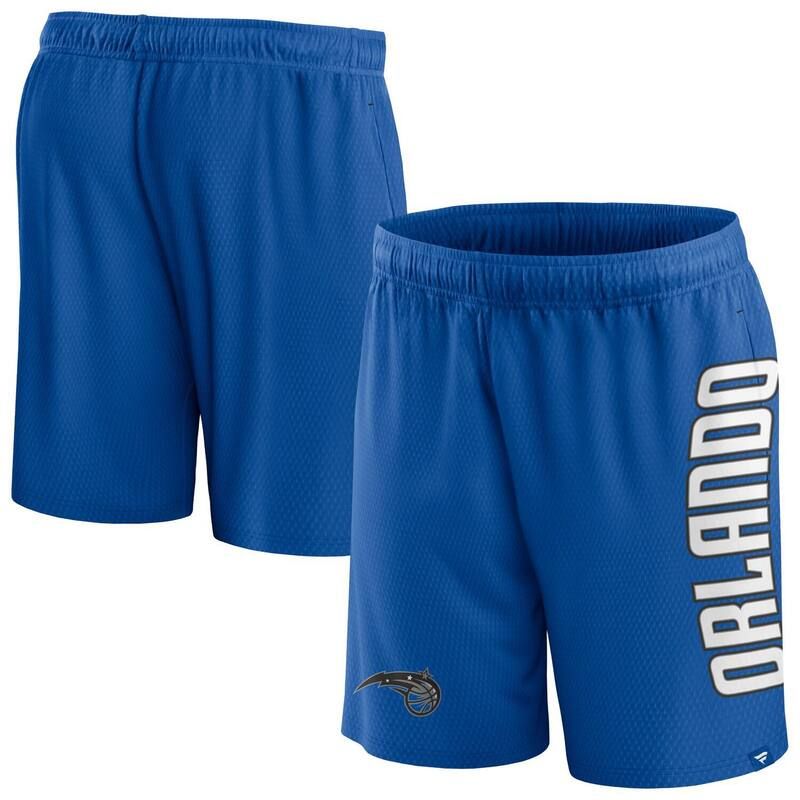 アンブランデッド レディース ボトムス ハーフパンツ・ショーツ メッシュ ショートパンツ Unbranded Mens Fanatics Branded Blue Orlando Magic Post Up Meshorts Mag Blue ブルー