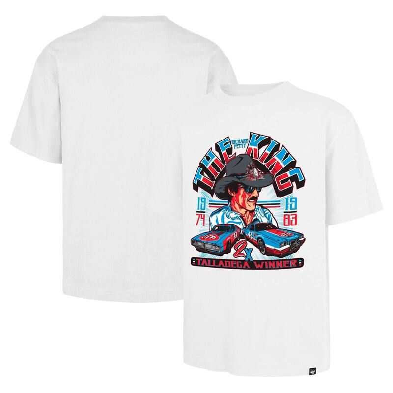 フォーティセブンブランド レディース トップス Tシャツ トール 47 Brand Mens 47 White Richard Petty 2Time Talladega Winner Foundation TShirt Nas White ホワイト 13,075円