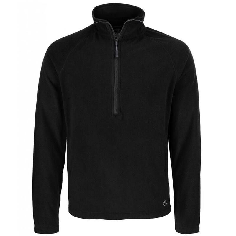 クラッグホッパーズ レディース アウター ジャケット・ブルゾン ハーフジップ フリース Craghoppers Mens Expert Corey 200 Half Zip Fleece Black ブラック