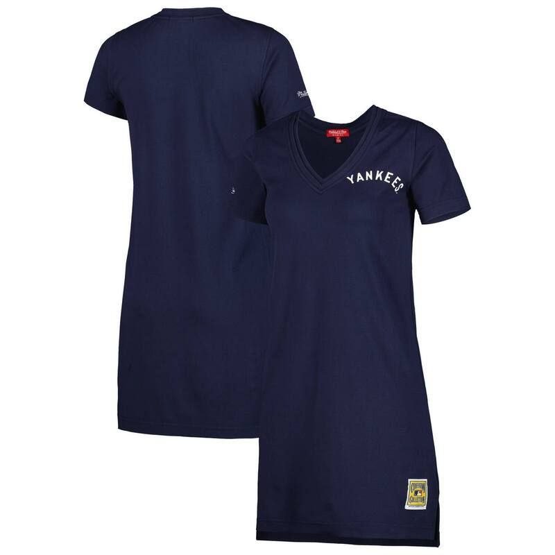 アンブランデッド レディース トップス ワンピース Vネック Unbranded Womens Mitchell Ness Navy New York Yankees Cooperstown Collection VNeck Dress Ynk Navy ネイ