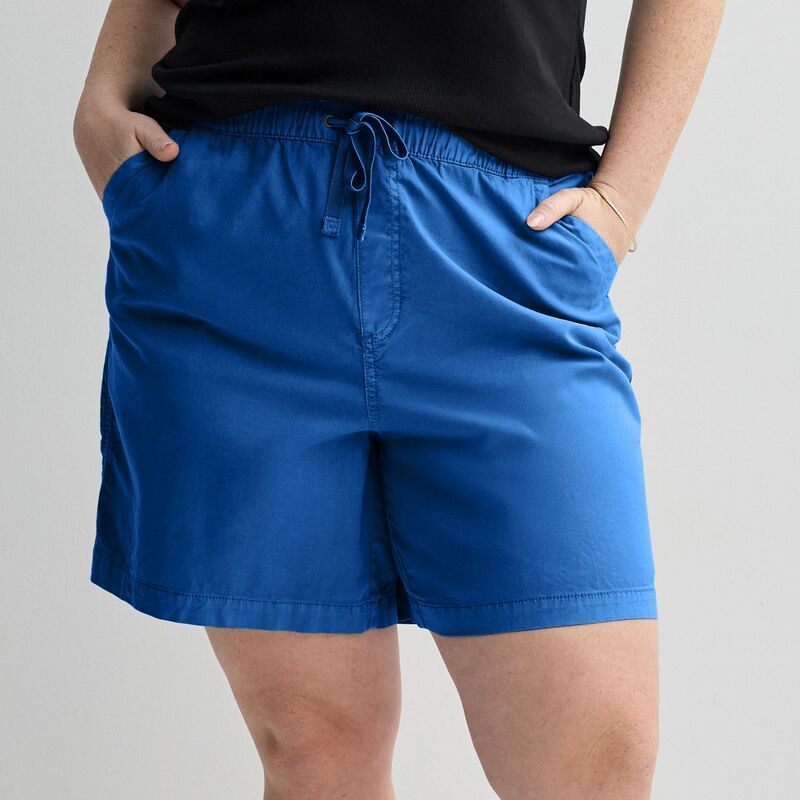 ソノマ レディース ボトムス ハーフパンツ・ショーツ プラスサイズ ショートパンツ Plusize Sonoma Goods For Lifeasy Paperbag Waist Bermuda Shorts Kalino Blue ブルー