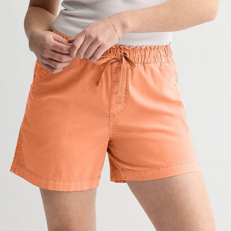 ソノマ レディース ボトムス ハーフパンツ・ショーツ ショートパンツ Womensonoma Goods For Lifeasy Paperbag Waist Shorts Veranda Peach ピーチ