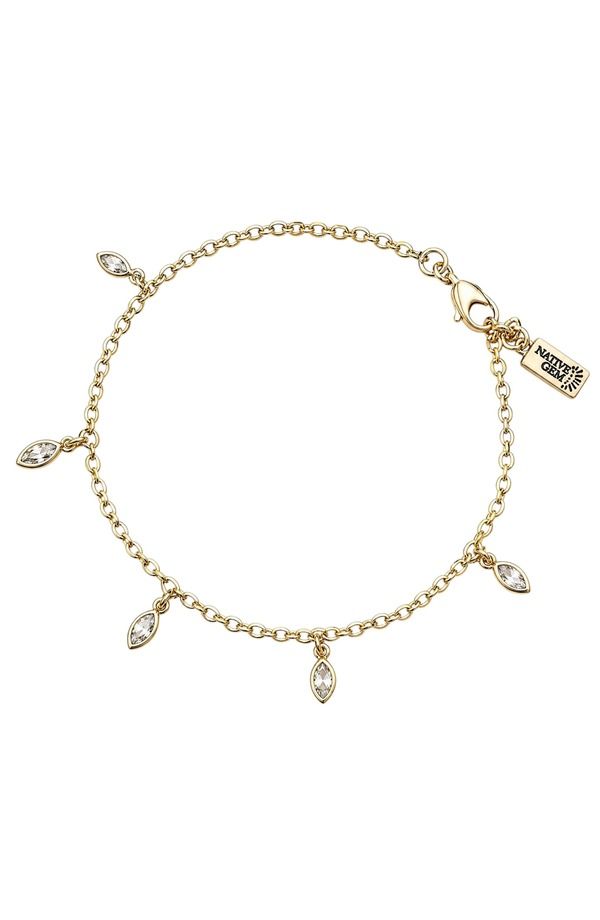 ネイティブゲム レディース アクセサリー ブレスレット・バングル・アンクレット アンクル NATIVE GEM Smitten Sparkle AnkleturquoiseSilver ターコイズ