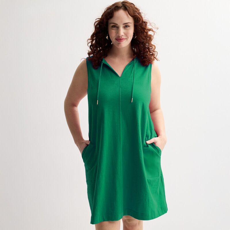 ソノマ レディース トップス ワンピース プラスサイズ ニット Plusize Sonoma Goods For Lifeasy Knitank Dress Jade Green グリーン