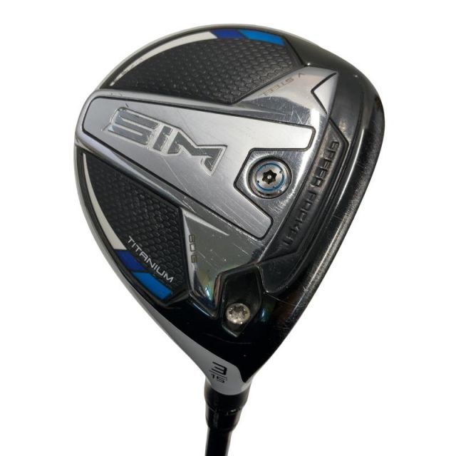 【中古】 テーラーメイド SIM 3W フェアウェイウッド FW リシャフト (フレックスその他) メンズ 男性用 右利き 右用 Cランク ゴルフクラブ