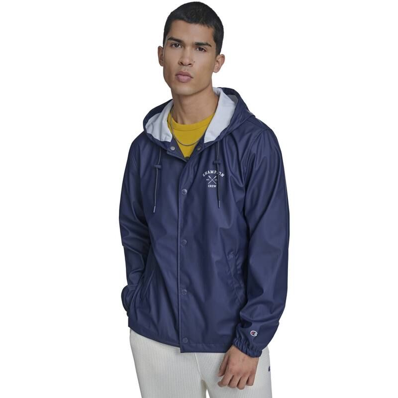 チャンピオン レディース アウター ジャケット・ブルゾン パーカー Mens Champion Rubberized Rain Hoodie Peacoat