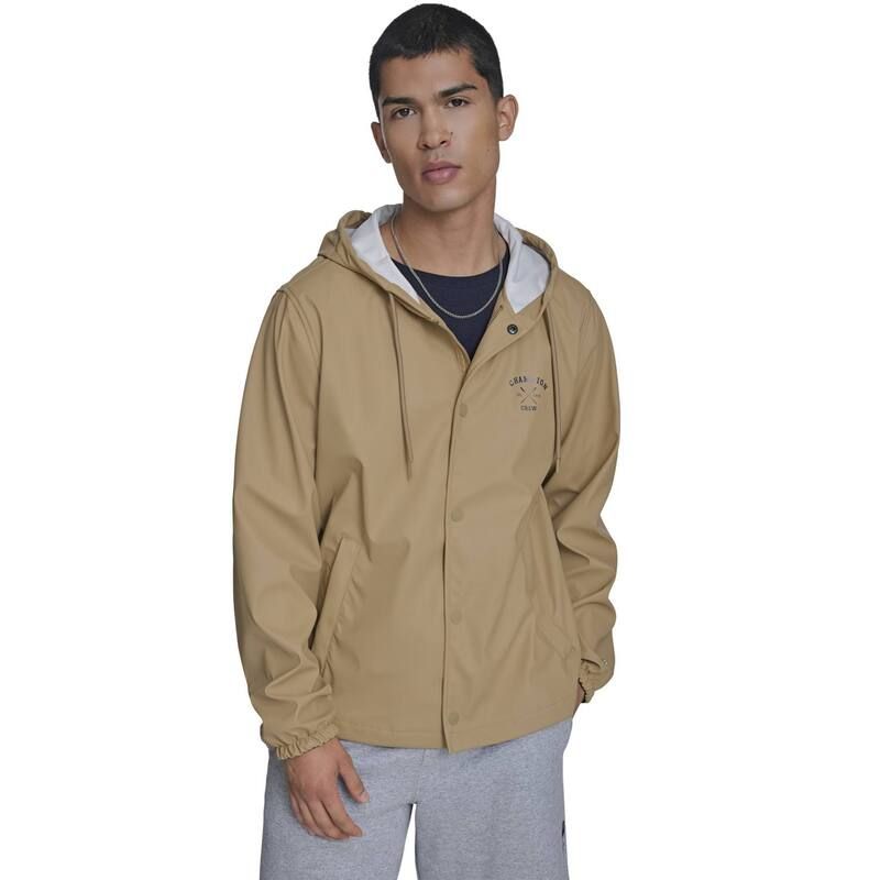 チャンピオン レディース アウター ジャケット・ブルゾン パーカー Mens Champion Rubberized Rain Hoodie Khaki カーキ
